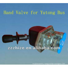 WABCO hand brake valve for Yutong and Kinglong / bus spare parts